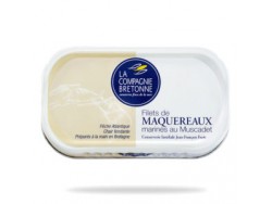 Filets de maquereaux mariné au muscadet - 113 g - La compagnie bretonne