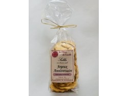 Sablés au caramel beurre salé "Joyeux Anniversaire" - 100 g