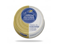 Rillettes de poisson - sardines aux 2 épices - 78 g - La Compagnie Bretonne