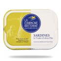 Sardines à l’huile d’olive Bio - 115 g - La Compagnie Bretonne