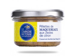 Rillettes de maquereaux aux zestes de citron - 90g