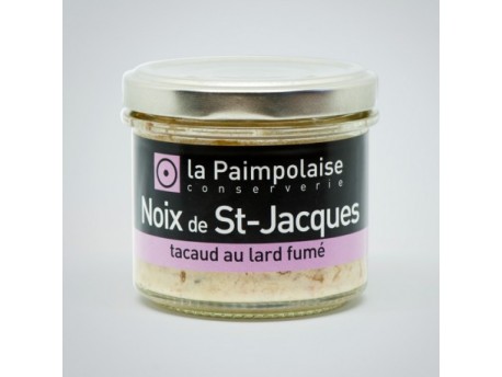 Rillettes de noix de St Jacques, tacaud et lard fumé - 80 g