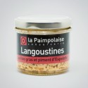 Rillettes de poisson - langoustines au foie gras de canard et piment d’Espelette - 80 g - La Paimpolaise