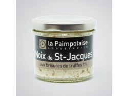 Rillettes de poisson - Noix de St-Jacques aux brisures de truffes - 80 g - La Paimpolaise
