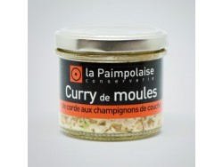 Rillettes de poisson - curry de moules de corde aux champignons de couche - 80 g - La Paimpolaise
