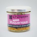 Émietté de maquereaux aux poivrons jaunes et olives vertes - 80 g - La Paimpolaise
