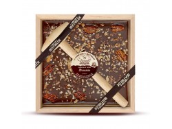 Chocolat à casser - ''Brownie'' Chocolat noir - 400 g - Le comptoir de Mathilde