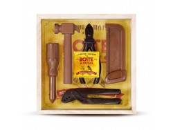 Coffret Boîte à outils - Chocolats noir et lait - 190 g