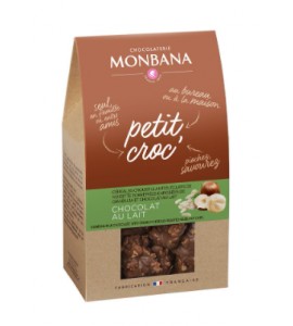 Monbana petit croc' lait gianduja 120 g