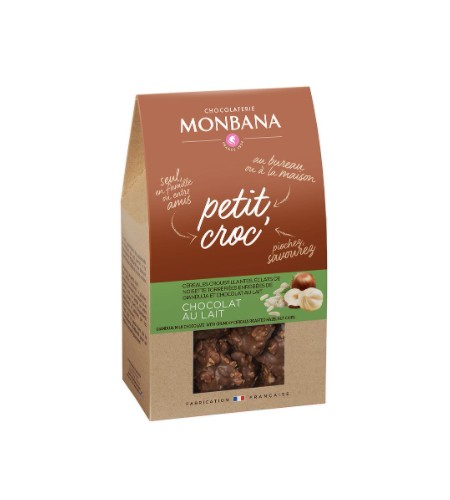 Monbana petit croc' lait gianduja 120 g