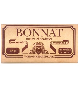 Tablette de chocolat noir à cuire - 200 g