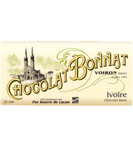 Tablette ivoire - Bonnat Chocolatier - 100 g