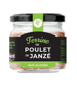 Terrine de poulet de Janzé aux algues - 90g