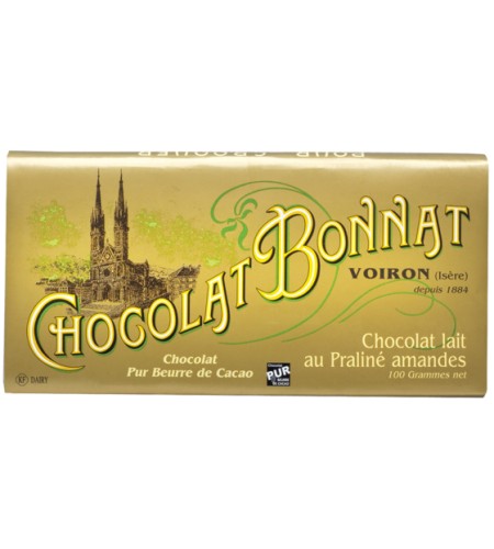 Tablette lait praliné noisette - 100 g