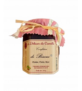 Confiture de Bisous (pomme, fraise et rose) - Les délices de Camille