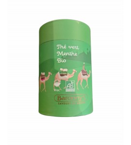 Thé vert menthe bio - boîte de 75 g