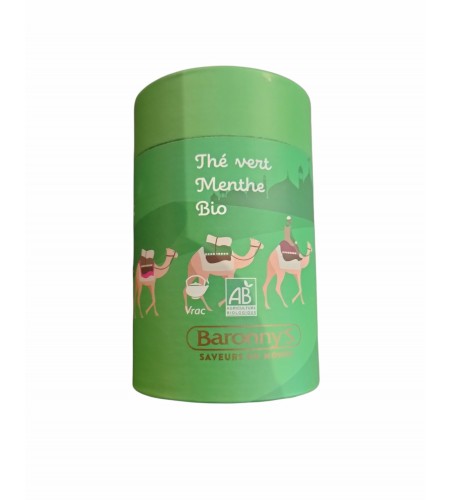 Thé vert menthe bio - boîte de 75 g