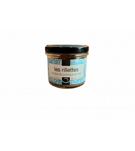 Rillettes de porc à la fondue de poireaux - 90 g