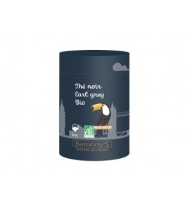 Thé noir Earl Grey Bio - boîte de 75 g