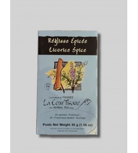 Tisane réglisse épicée - 20 sachets - La Courtisane