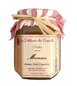 Confiture "pour Maman" pomme, poire et coquelicot - Les délices de Camille