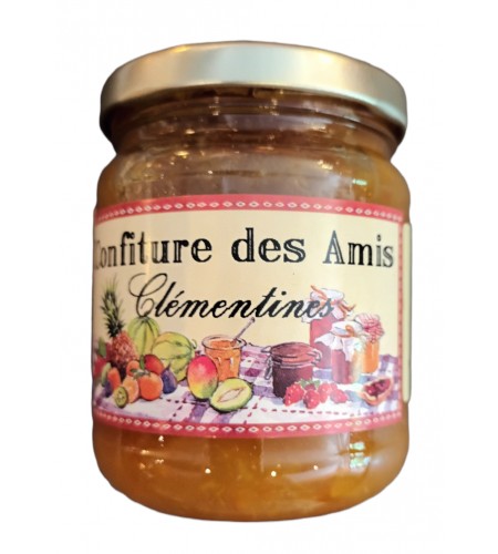Confiture des Amis "Clémentines" - 250 g - Les délices de Joséphine