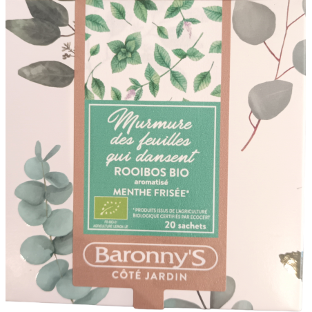 Rooibos bio - Murmure des feuilles qui dansent - 20 sachets - Baronny's