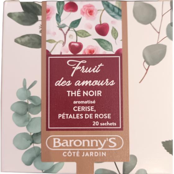 Thé noir - Fruit des amours - 20 sachets - Baronny's
