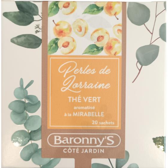 Thé vert - Perles de Lorraine - 20 sachets - Baronny's