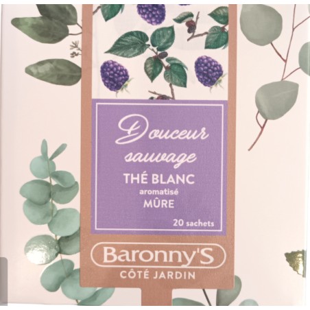 Thé blanc - Douceur sauvage - 20 sachets - Baronny's