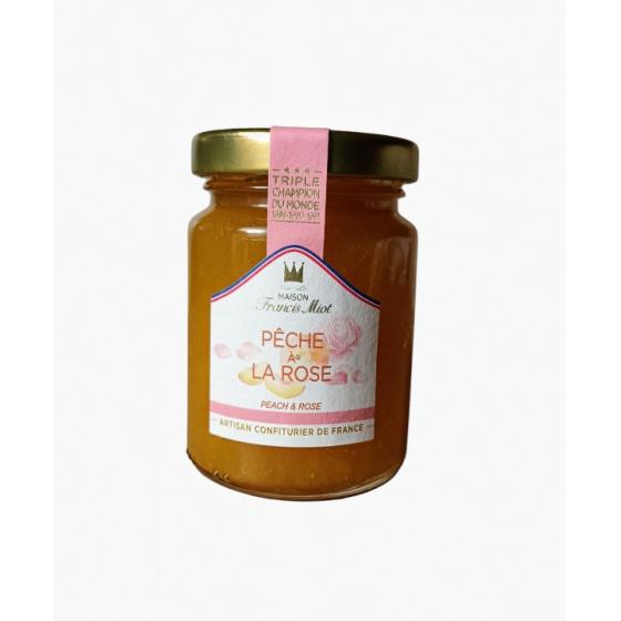 Confiture pêche à la rose - 110 g - Francis Miot