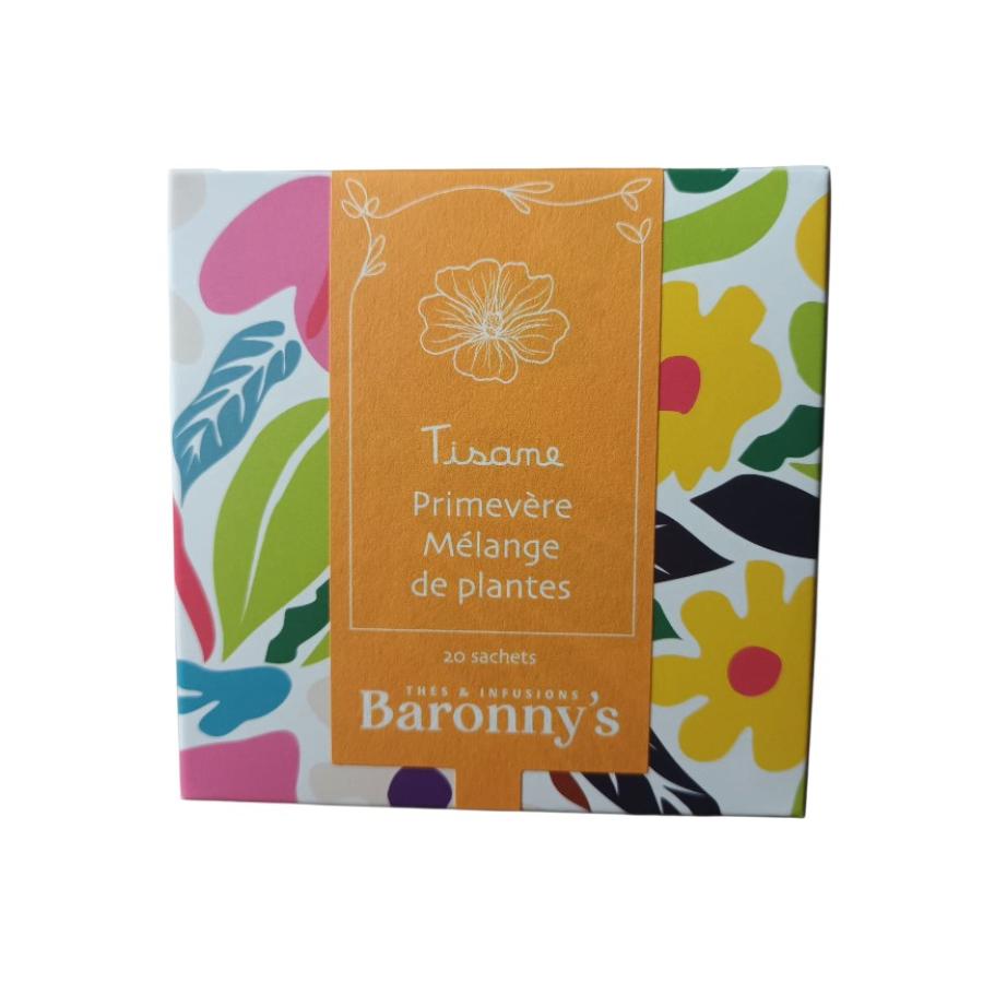Tisane Primevère - boîte de 20 sachets - Baronny's Tisane Primevère - boîte de 20 sachets - Baronny's