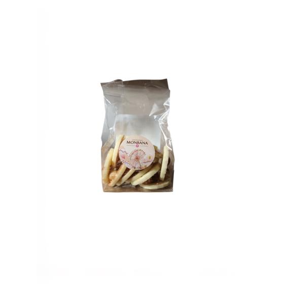 Croquants de Noël chocolat blanc 100 g - Monbana