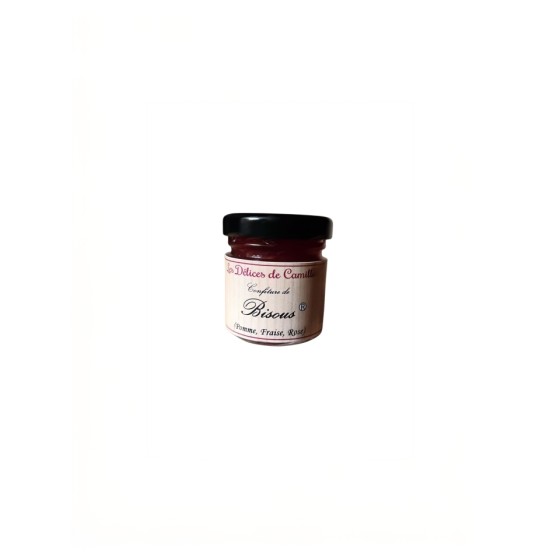 Confiture de Bisous (pomme, fraise et rose) - Les délices de Camille Confiture de Bisous (pomme, fraise et rose) - Les délices de Camille